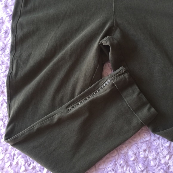 Lysse Pull On Zip Ankle Denim Cuffed Crop Pants - Picture 6 of 8